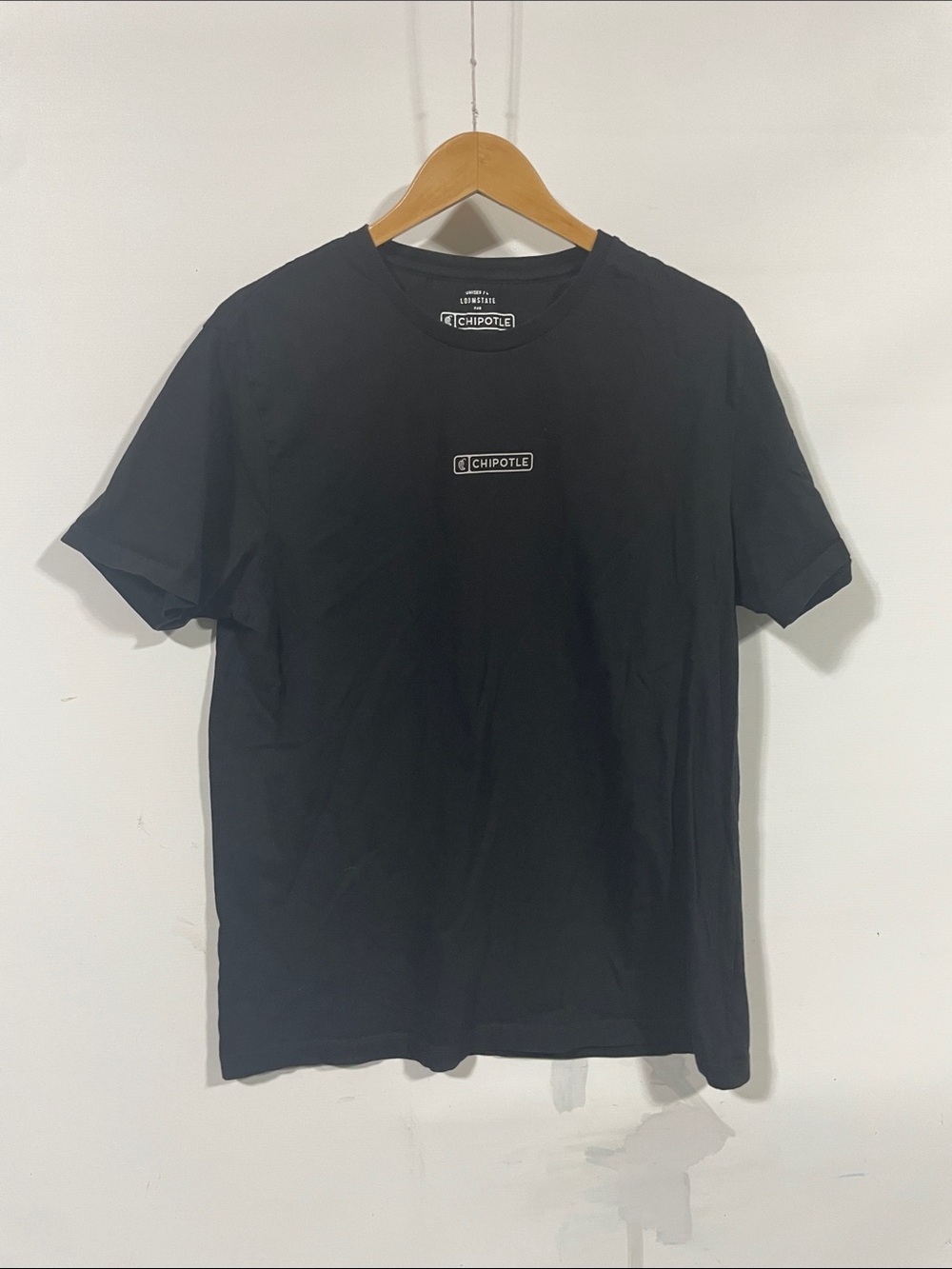 Chipotle Men's Black Logo Crew Tee